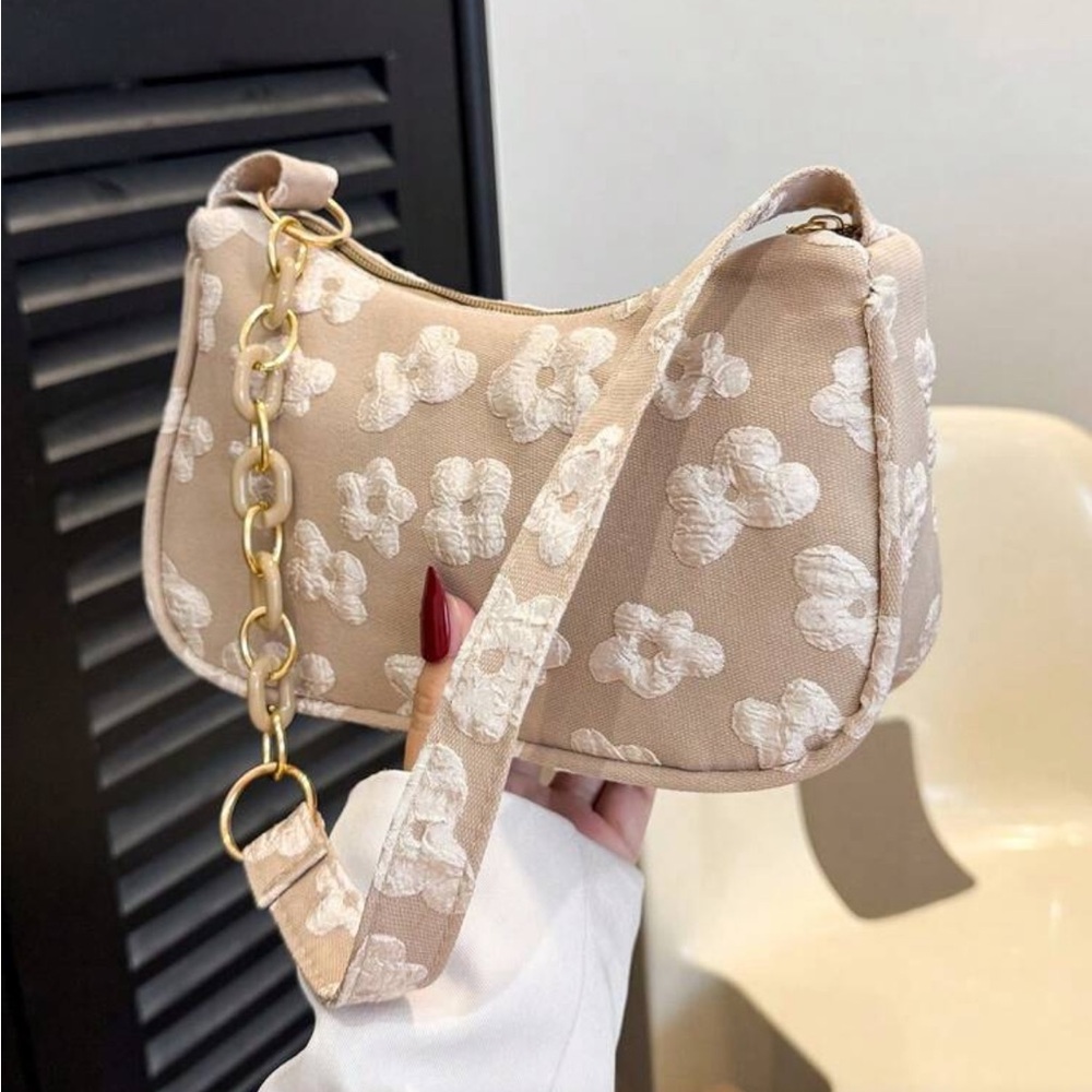 ⚠️Clearance Elegant Lightweight Luxury Beige Floral Women's Bag